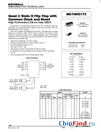 Datasheet 74173 manufacturer Motorola