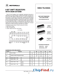 74LS32 Motorola 8 Bit Shift Registers With Sign Extend