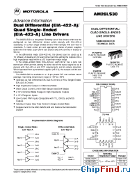 Datasheet AM26LS30 производства Motorola