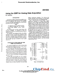 Datasheet AN1062 manufacturer Motorola