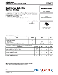 Datasheet BAS4006LT1 manufacturer Motorola