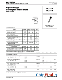 Datasheet BC373 manufacturer Motorola