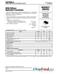 Datasheet BCP56T1 manufacturer Motorola