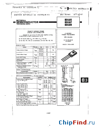 Datasheet BD187 manufacturer Motorola