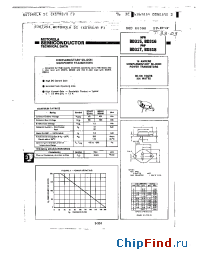 Datasheet BD315 manufacturer Motorola