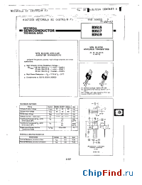 Datasheet BD515 manufacturer Motorola