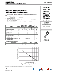 Datasheet BD679 manufacturer Motorola