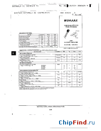 Datasheet BF256 manufacturer Motorola