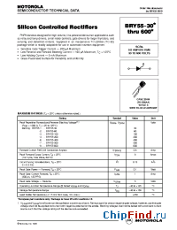 Datasheet BRY55-400 manufacturer Motorola