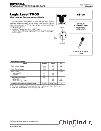 Datasheet BS108 manufacturer Motorola