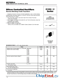 Datasheet C122N1 manufacturer Motorola