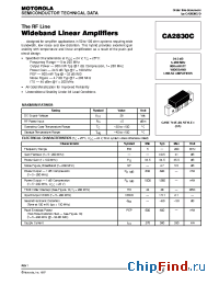 Datasheet CA2830 manufacturer Motorola