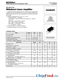 Datasheet CA2842C manufacturer Motorola