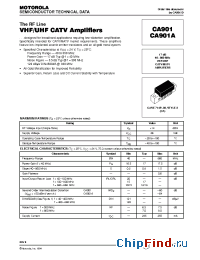 Datasheet CA901A manufacturer Motorola