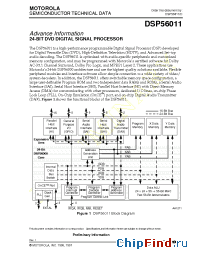 Datasheet DSP56011 manufacturer Motorola