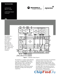 Datasheet DSP56301PW80 manufacturer Motorola