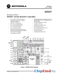 Datasheet DSP56F827FG80 производства Motorola