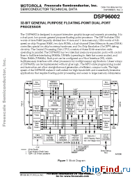 Datasheet DSP96002FE60 manufacturer Motorola