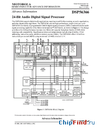 Datasheet DSPD56366AG120 manufacturer Motorola