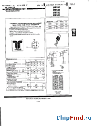 Datasheet IRF532 manufacturer Motorola