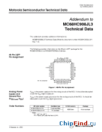 Datasheet KMC908JL3CDW manufacturer Motorola