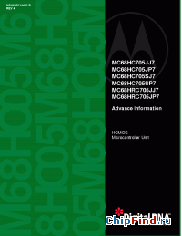 Datasheet KMCHRC705JJ7CDW manufacturer Motorola