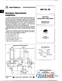 Datasheet LM11CLN manufacturer Motorola