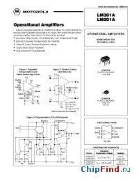 Datasheet LM201AN manufacturer Motorola