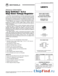 Datasheet LM2574-15 manufacturer Motorola