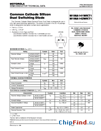 Datasheet M1MA141WKT1 manufacturer Motorola