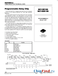 Datasheet MC100E196FN manufacturer Motorola