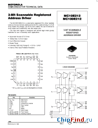 Datasheet MC100E212FN manufacturer Motorola