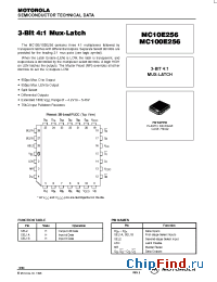 Datasheet MC100E256FN manufacturer Motorola