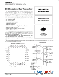 Datasheet MC100E336FN manufacturer Motorola