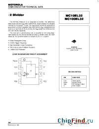 Datasheet MC100EL32D manufacturer Motorola