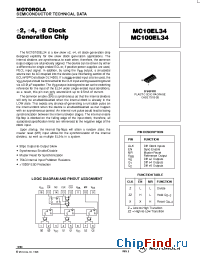 Datasheet MC100EL34D manufacturer Motorola