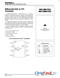 Datasheet MC100ELT25 manufacturer Motorola