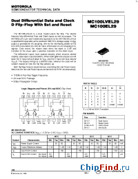 Datasheet MC100LVEL29DW manufacturer Motorola