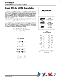 Datasheet MC10124L manufacturer Motorola