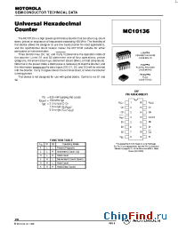 Datasheet MC10136P manufacturer Motorola