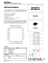 Datasheet MC10E143FN manufacturer Motorola