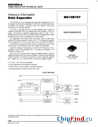 Datasheet MC10E197FN manufacturer Motorola
