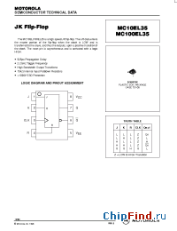 Datasheet MC10EL35D manufacturer Motorola