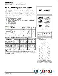Datasheet MC10H145P manufacturer Motorola