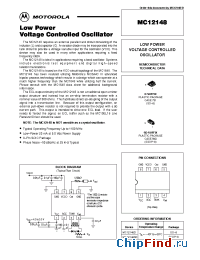 Datasheet MC12148 manufacturer Motorola