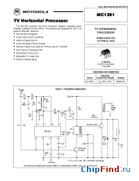 Datasheet MC1391P manufacturer Motorola