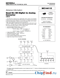 Datasheet MC144112 manufacturer Motorola