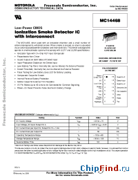 Datasheet MC14468 manufacturer Motorola