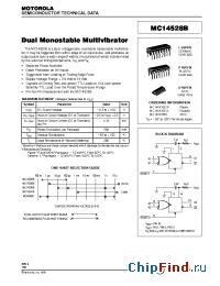 Datasheet MC14528 manufacturer Motorola
