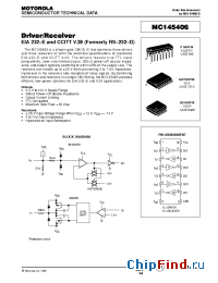 Datasheet MC145406P manufacturer Motorola